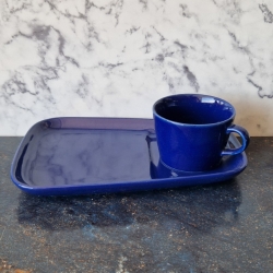 Arabia  tvsetje blauw