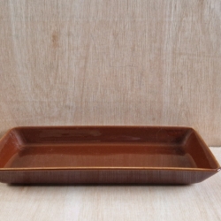 Arabia Kilta cakeschaal bruin